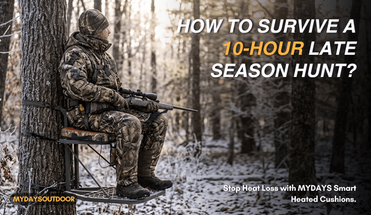 Late-Season Tree Stand Hunting: Staying Warm with Heated Gear (2026 Guide) - Mydays