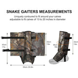 Snake Gaiters Leg Guards - Mydays