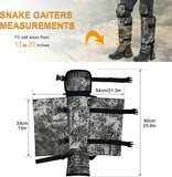 Snake Gaiters Leg Guards - Camo - Mydays
