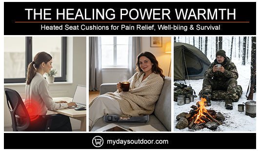 Relieve Pain with Heated Seat Cushions: Office & Hunting Guide - Mydays