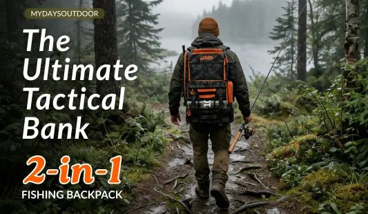 The Ultimate 2-in-1 Tactical Bank Fishing Backpack - Mydays