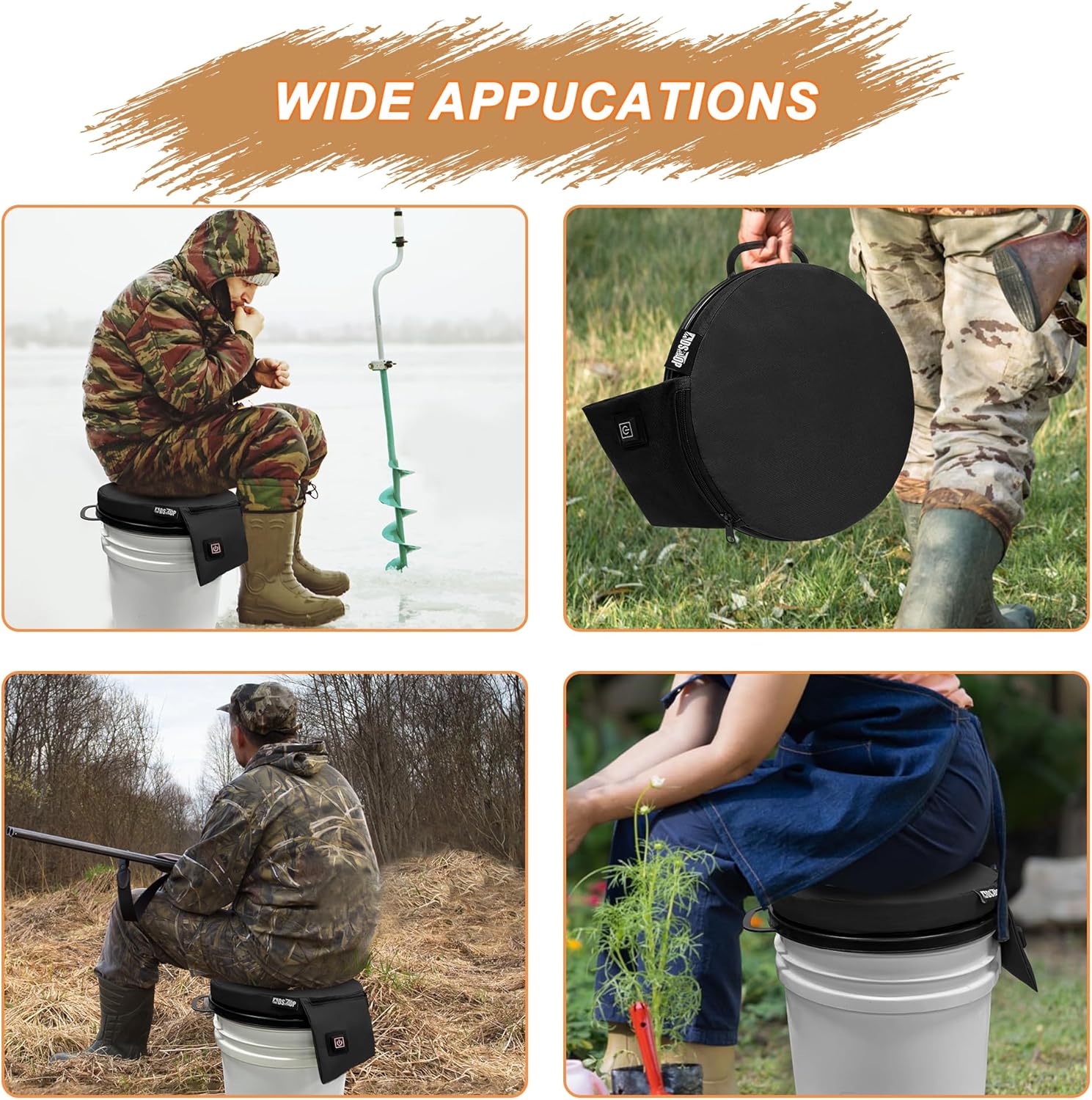 5 Gallon Bucket Heating Seat - Mydays