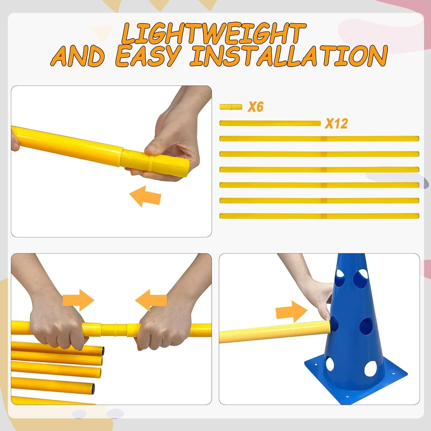 Adjustable Dog Agility Set - Mydays