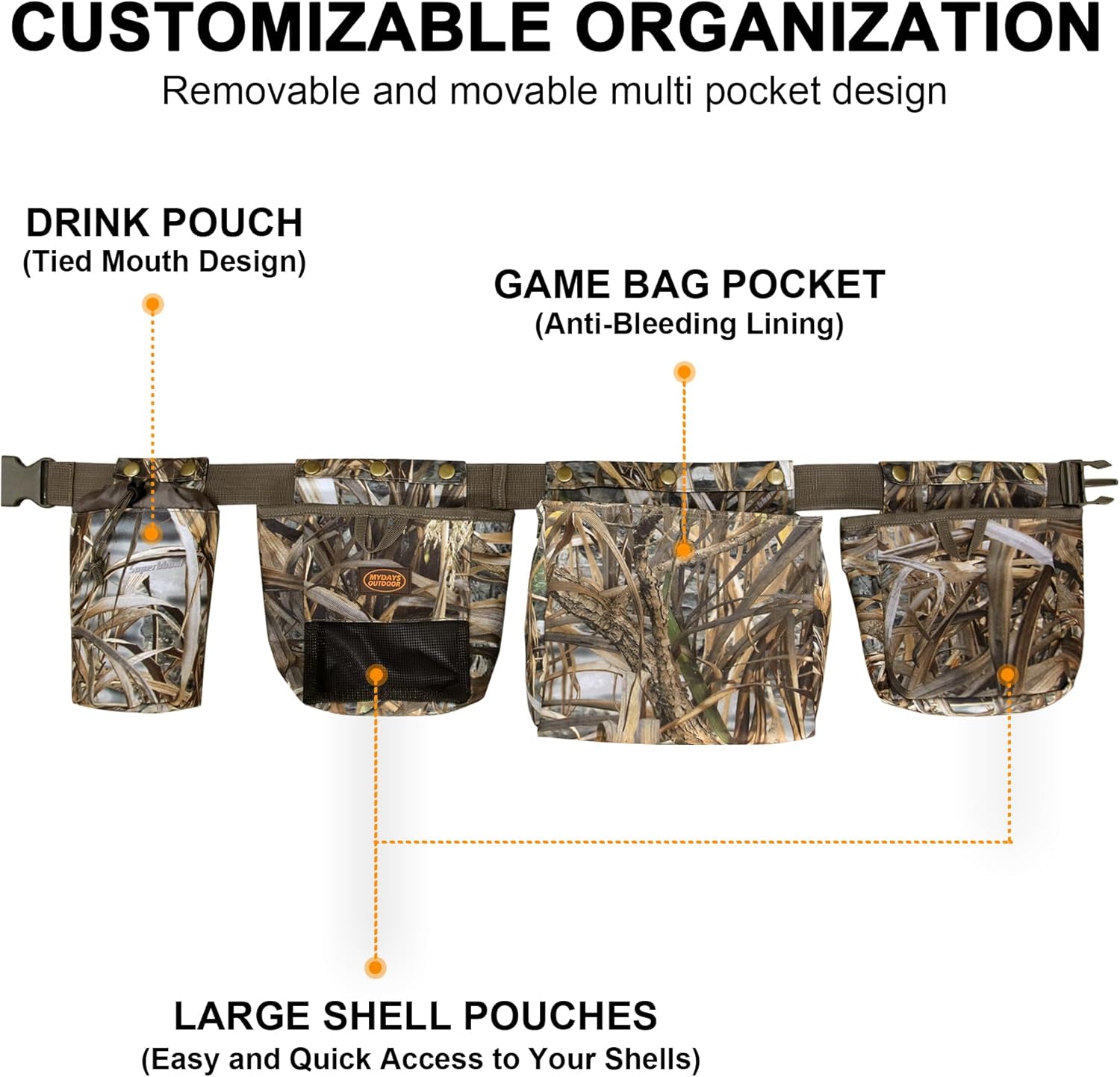 Adjustable Dove Hunting Game Belt - Mydays