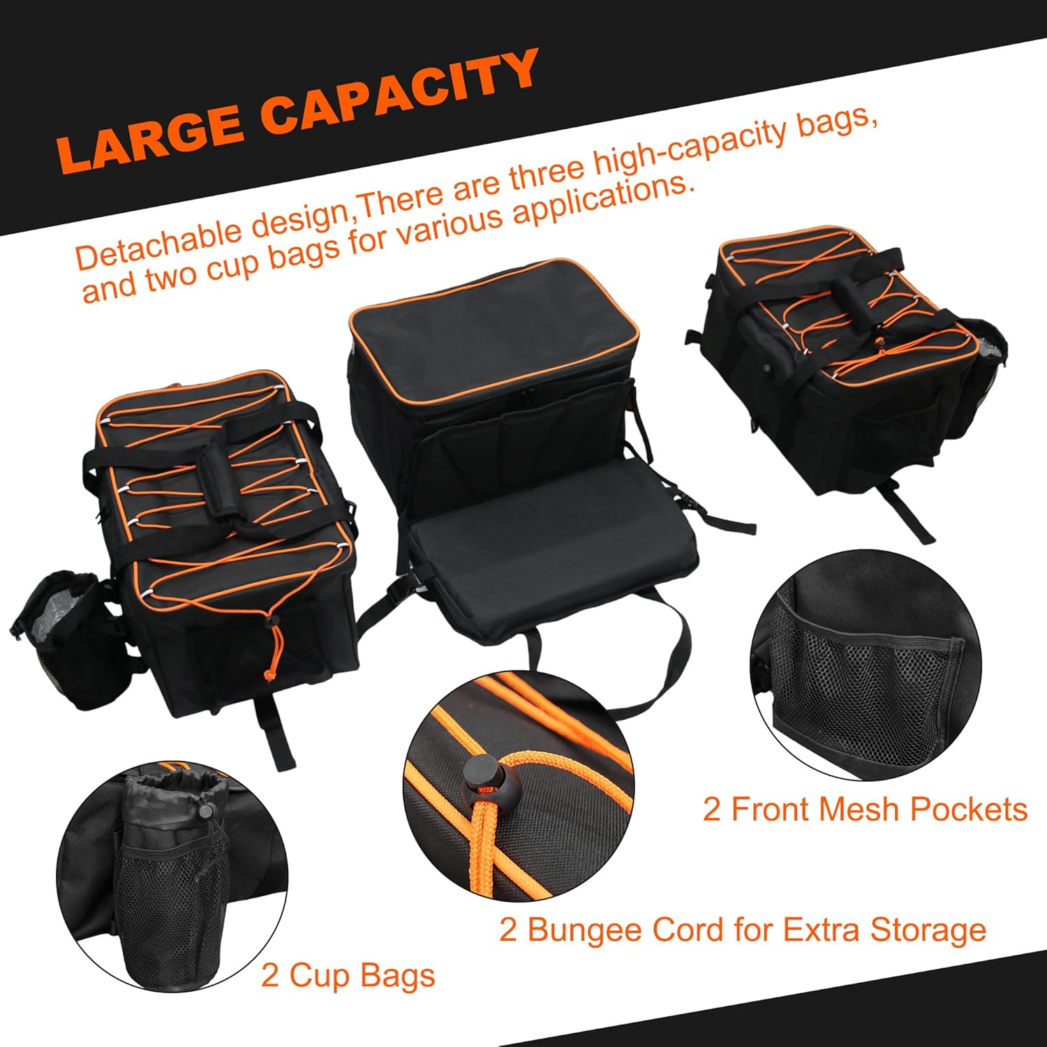 ATV Rear Storage Bags - Mydays