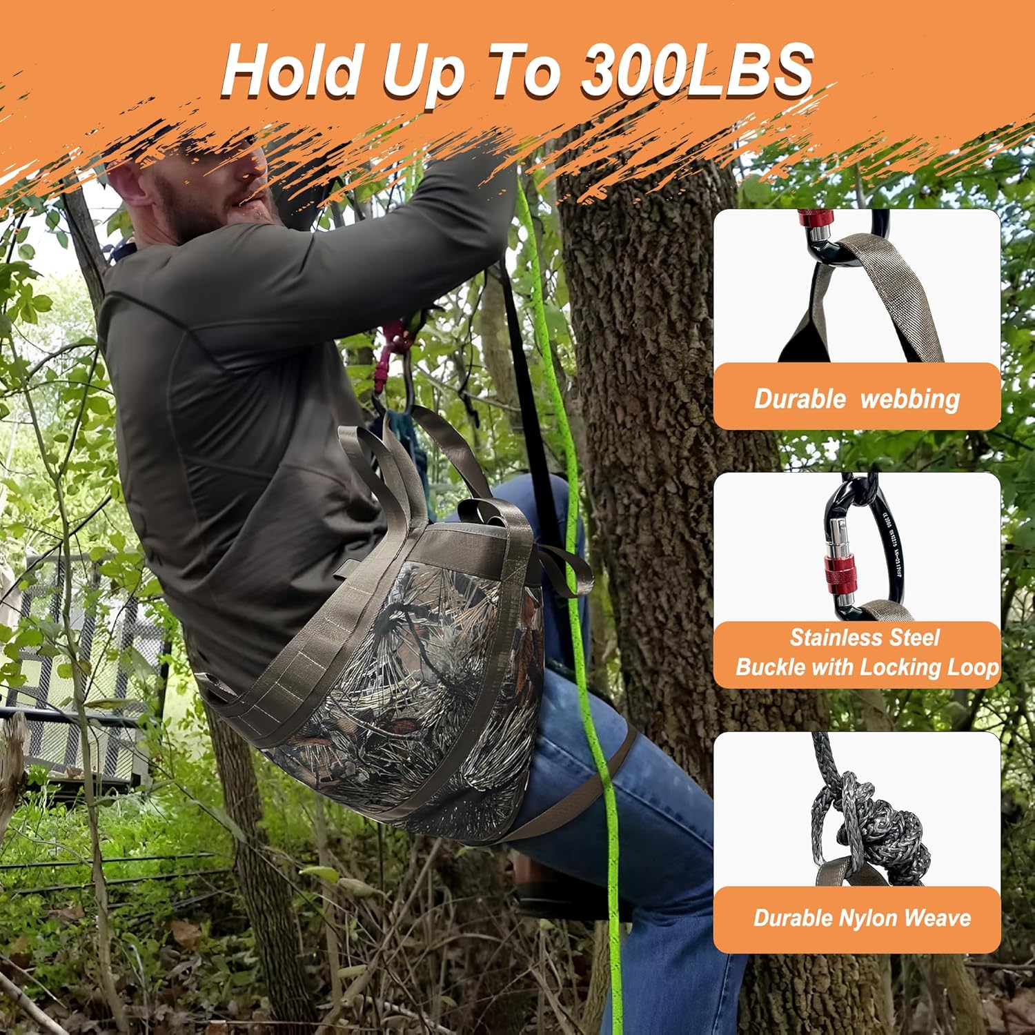 Comfortable Hammock Tree Saddle - Mydays