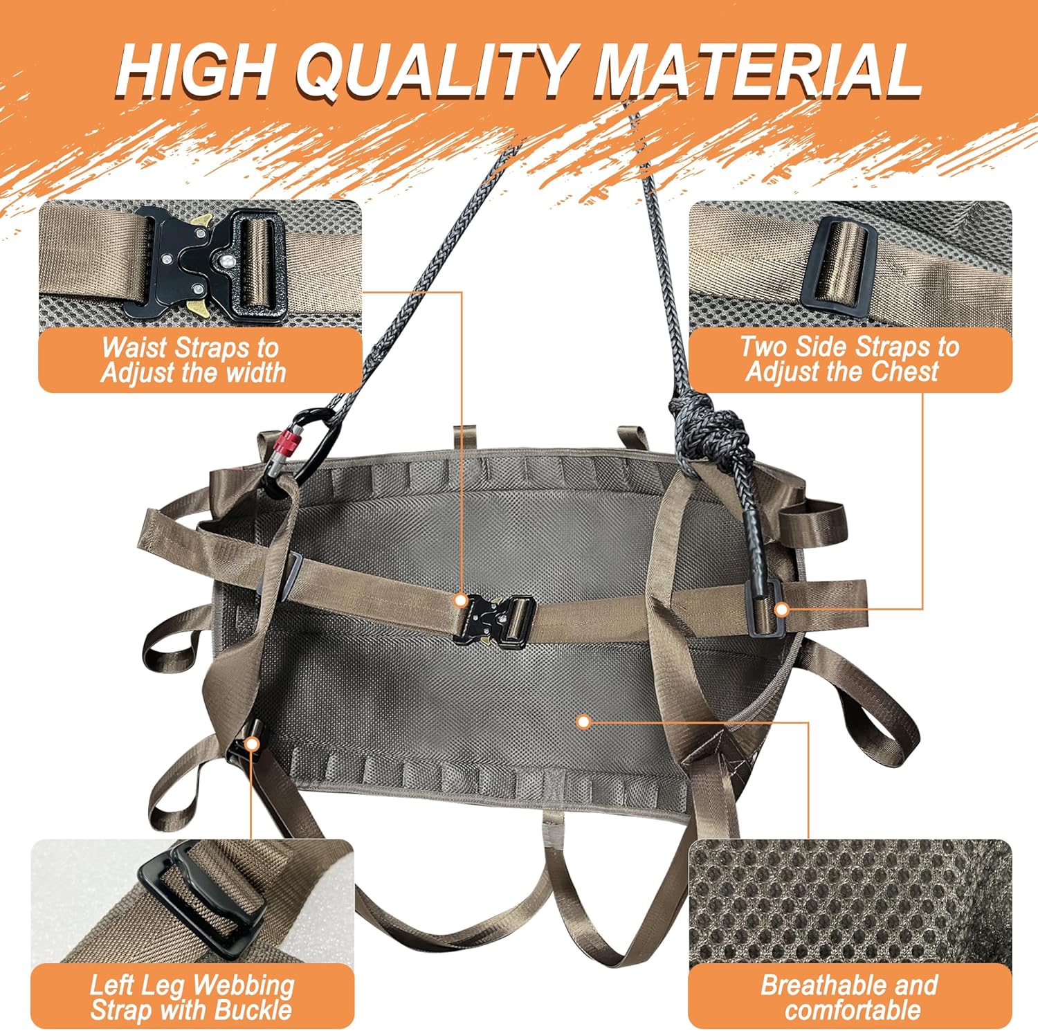 Comfortable Hammock Tree Saddle - Mydays