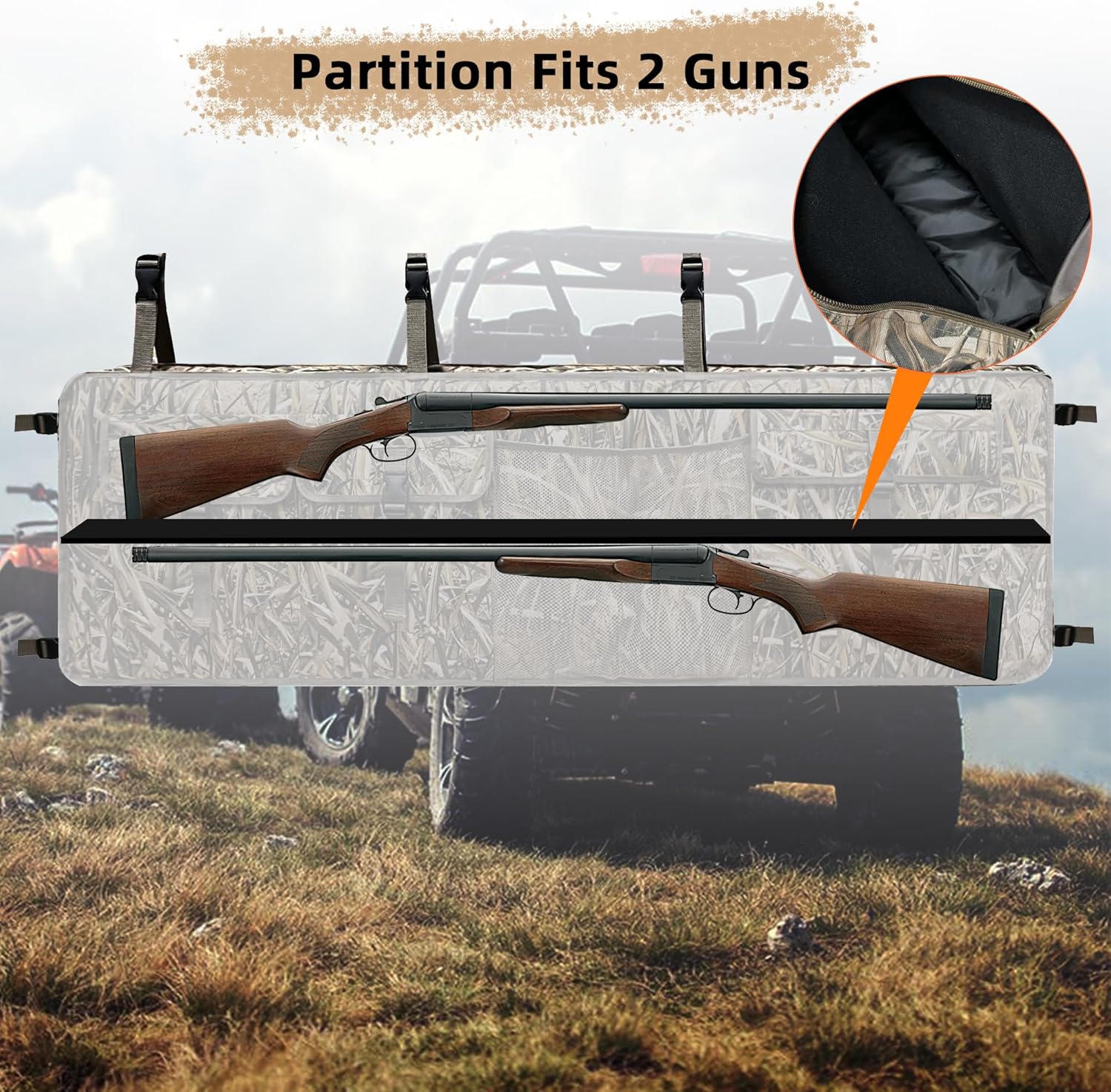 Double Gun Rack for UTV - Mydays