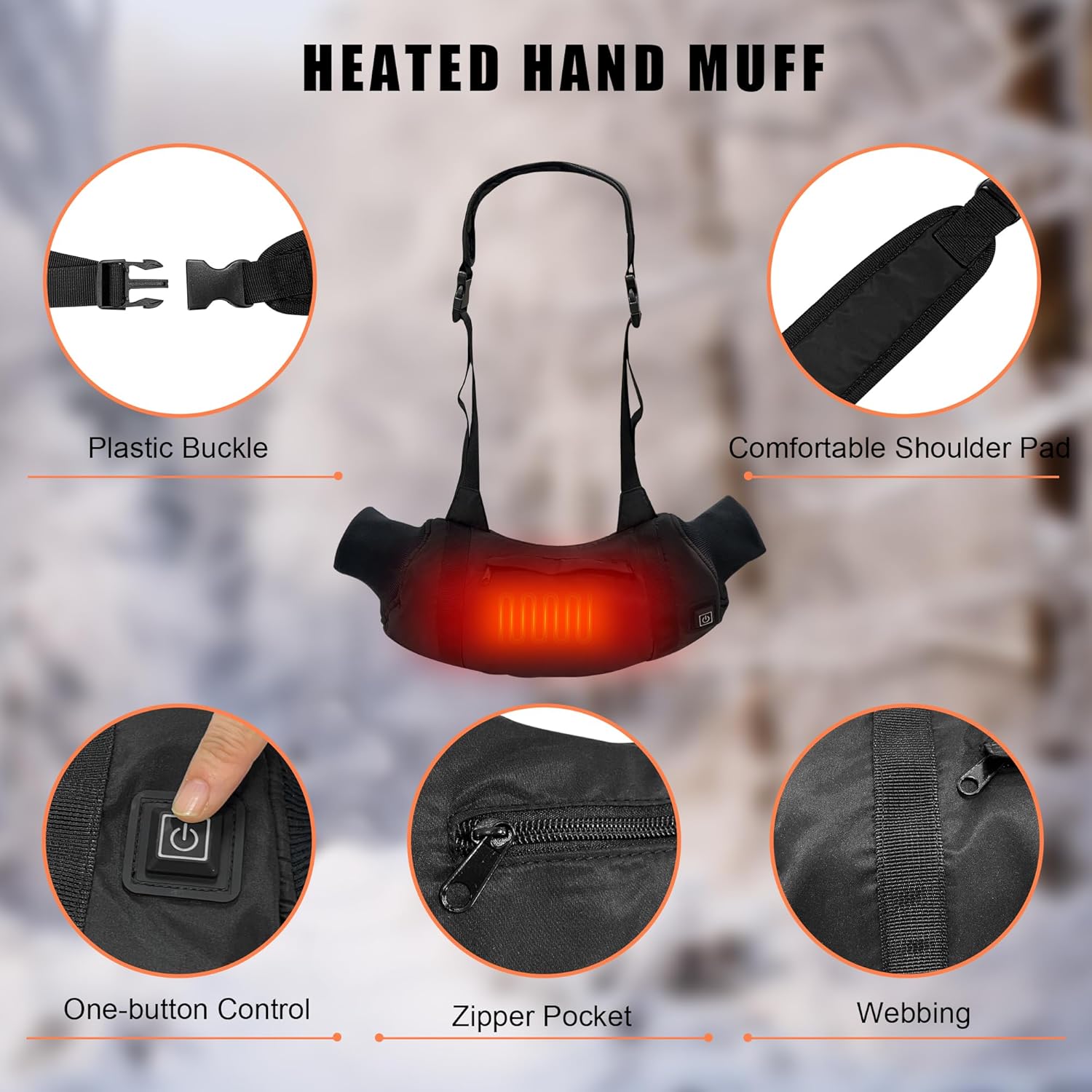 Electric Heated Hand Muff - Mydays