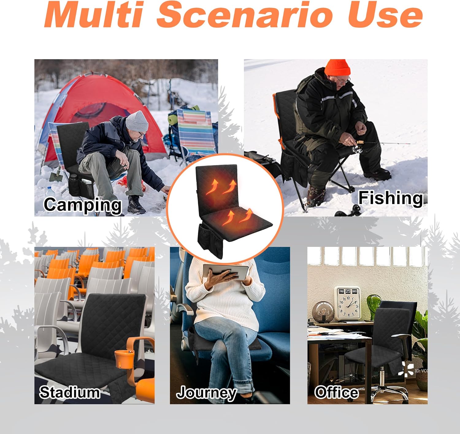 Foldable Heated Stadium Seats - Mydays