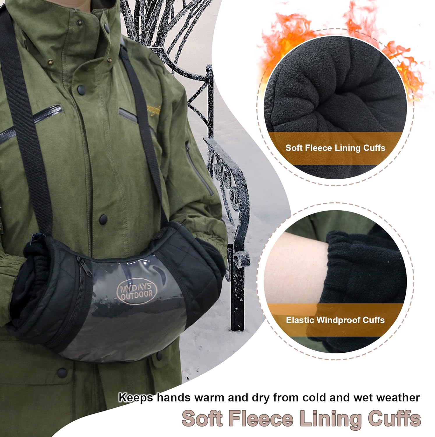 Football Sideline Hand Warmer Muff Accessory - Mydays