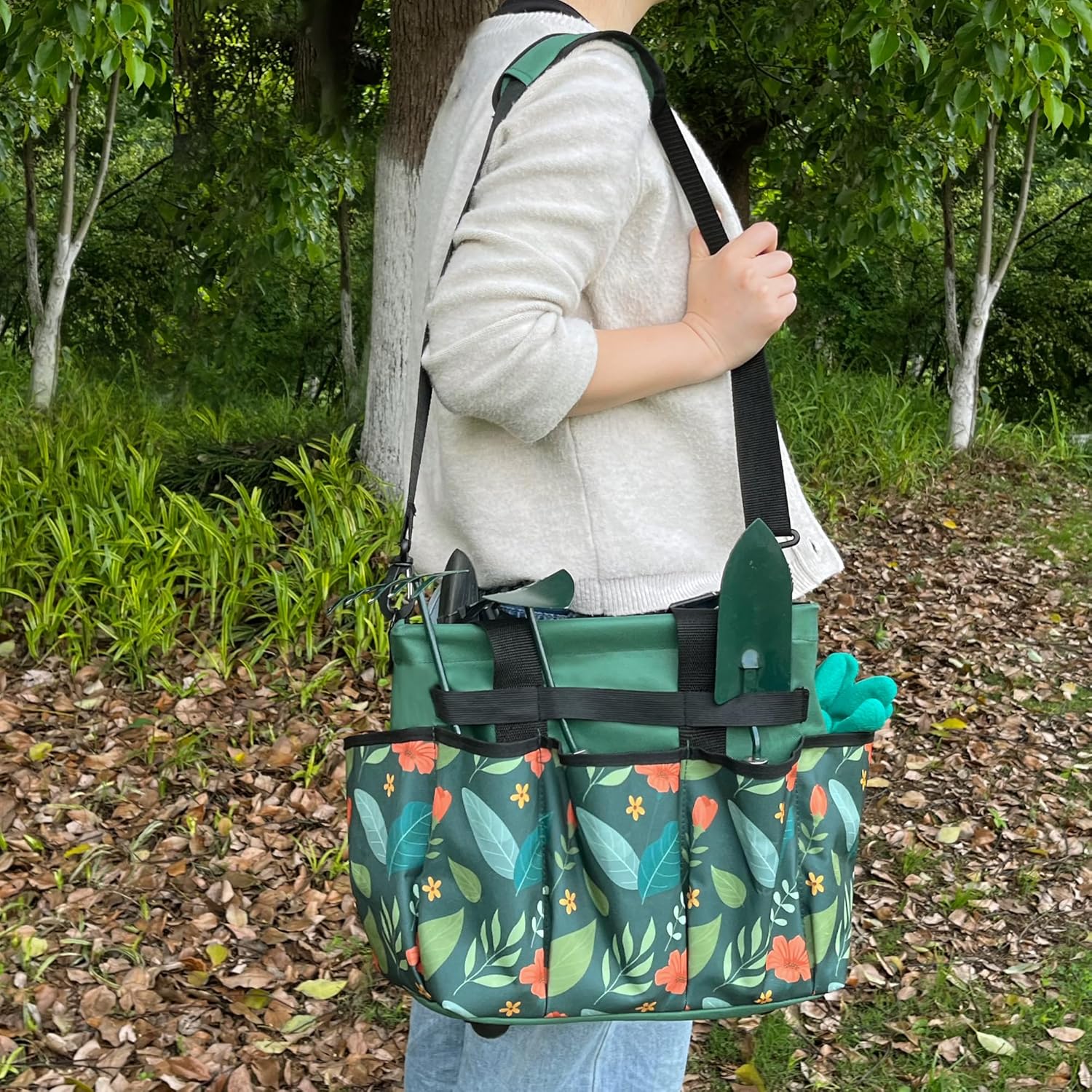 Hard Bottom Garden Tool Tote Bag - Mydays