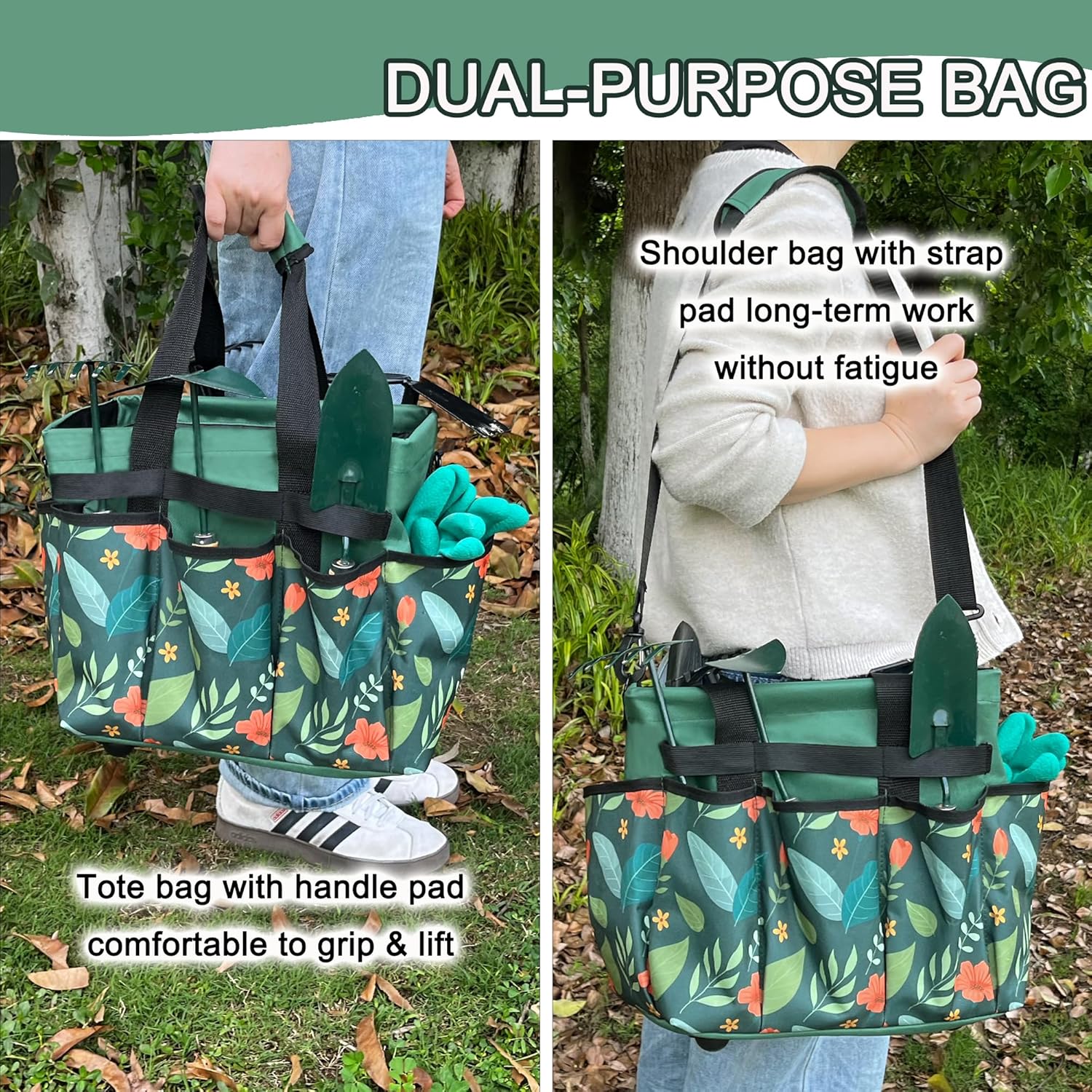 Hard Bottom Garden Tool Tote Bag - Mydays