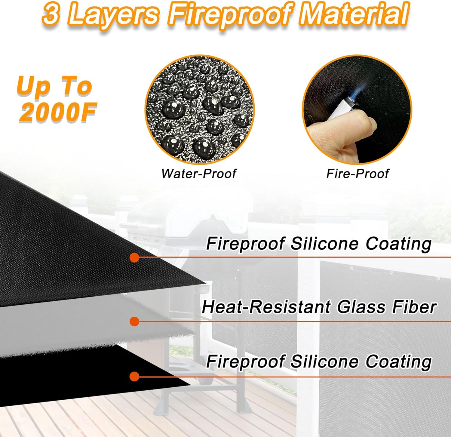 Heat Shield Behind Grill - Mydays