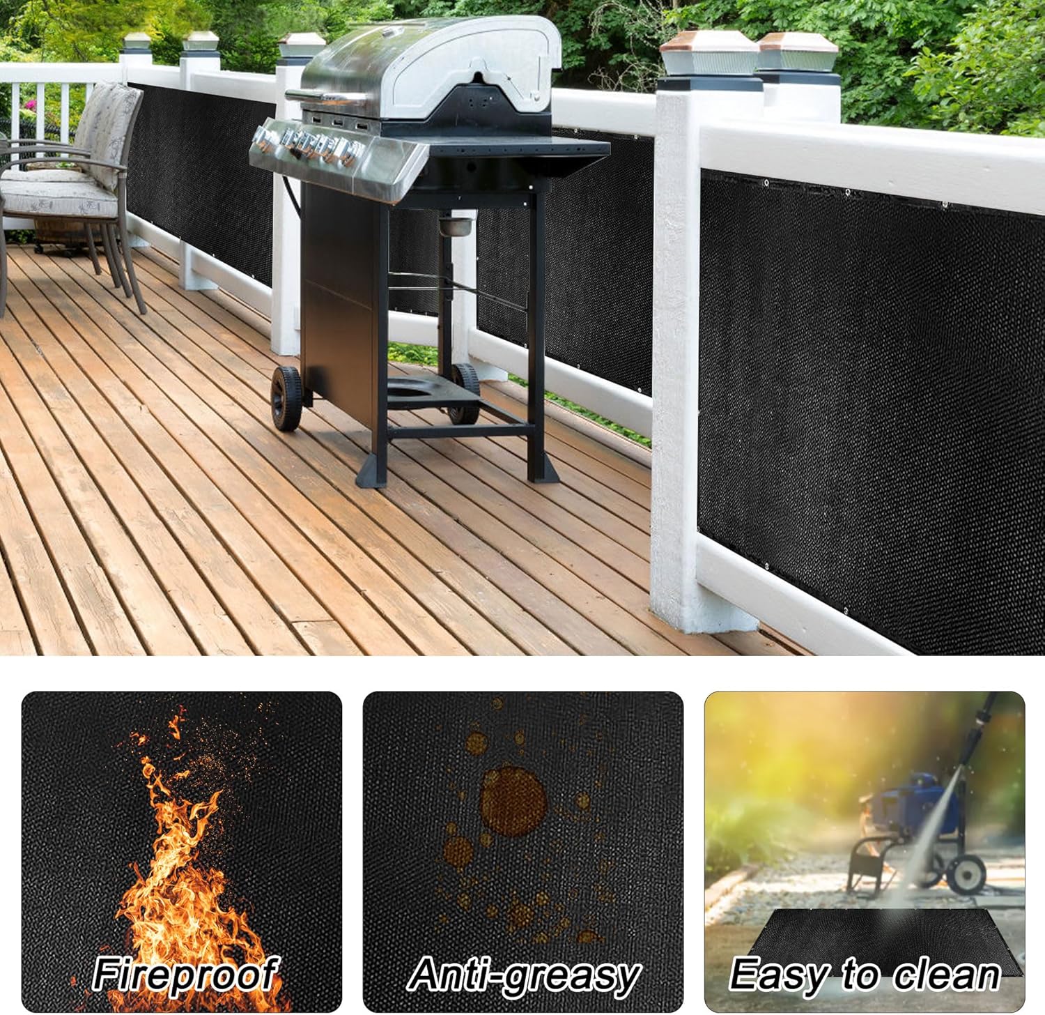 Heat Shield Behind Grill - Mydays