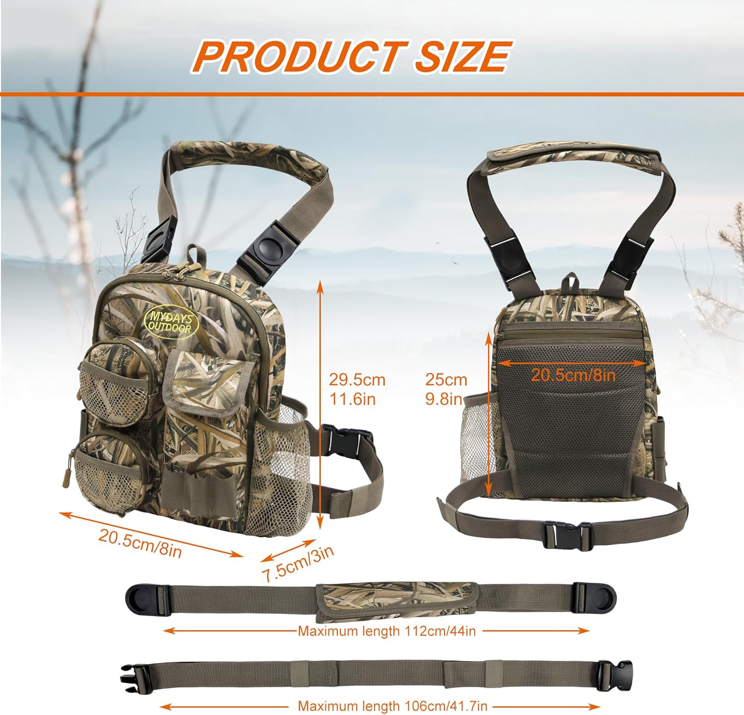 Hunting Chest Rig Pack - Mydays