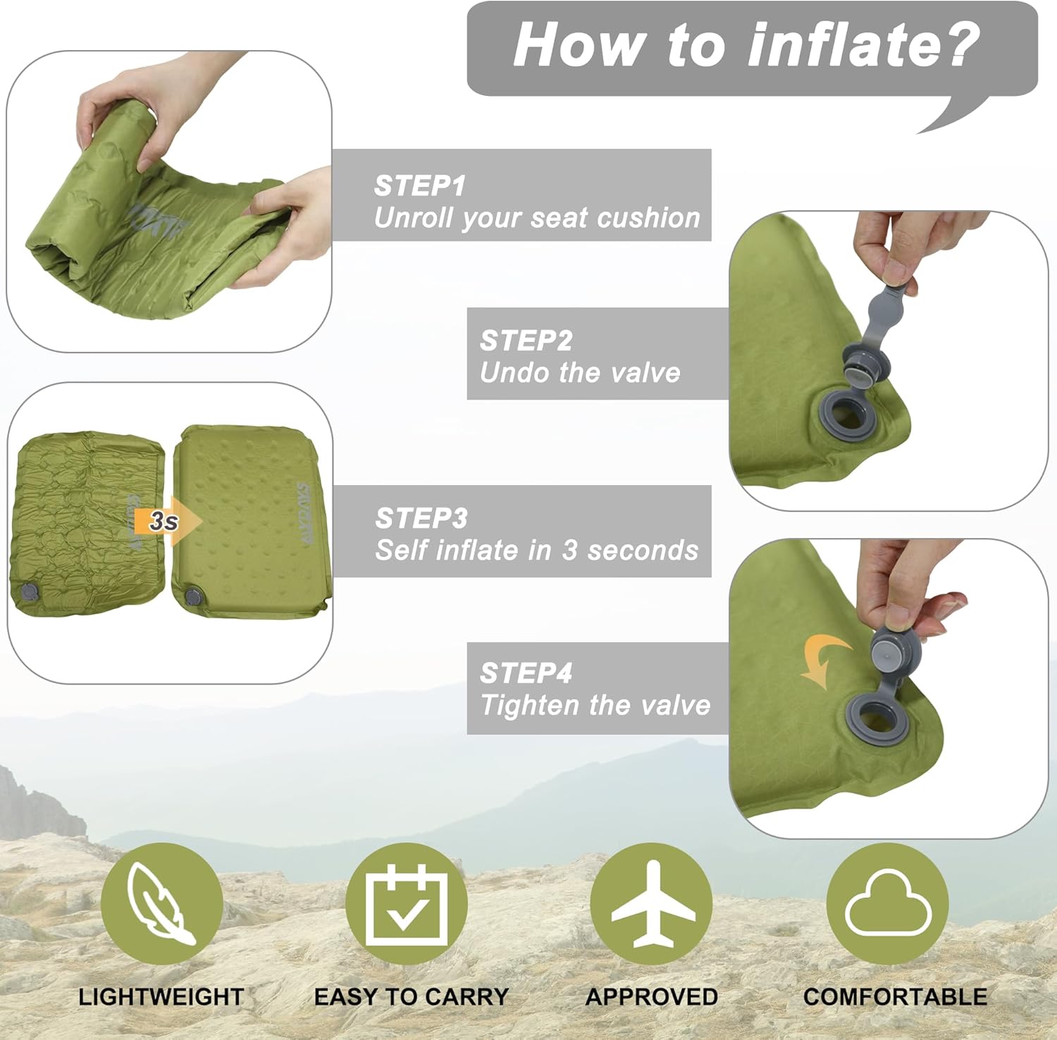 Inflatable Seat Cushion - Mydays