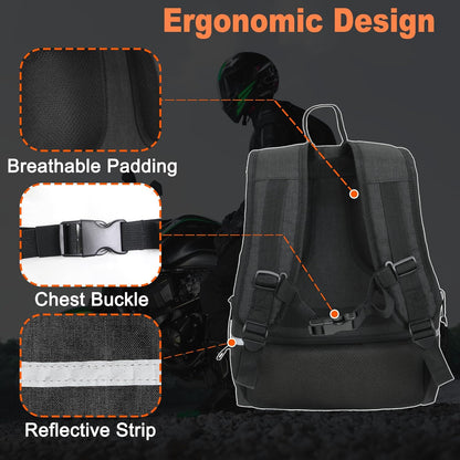 Large Capacity Motorcycle Backpack - Mydays