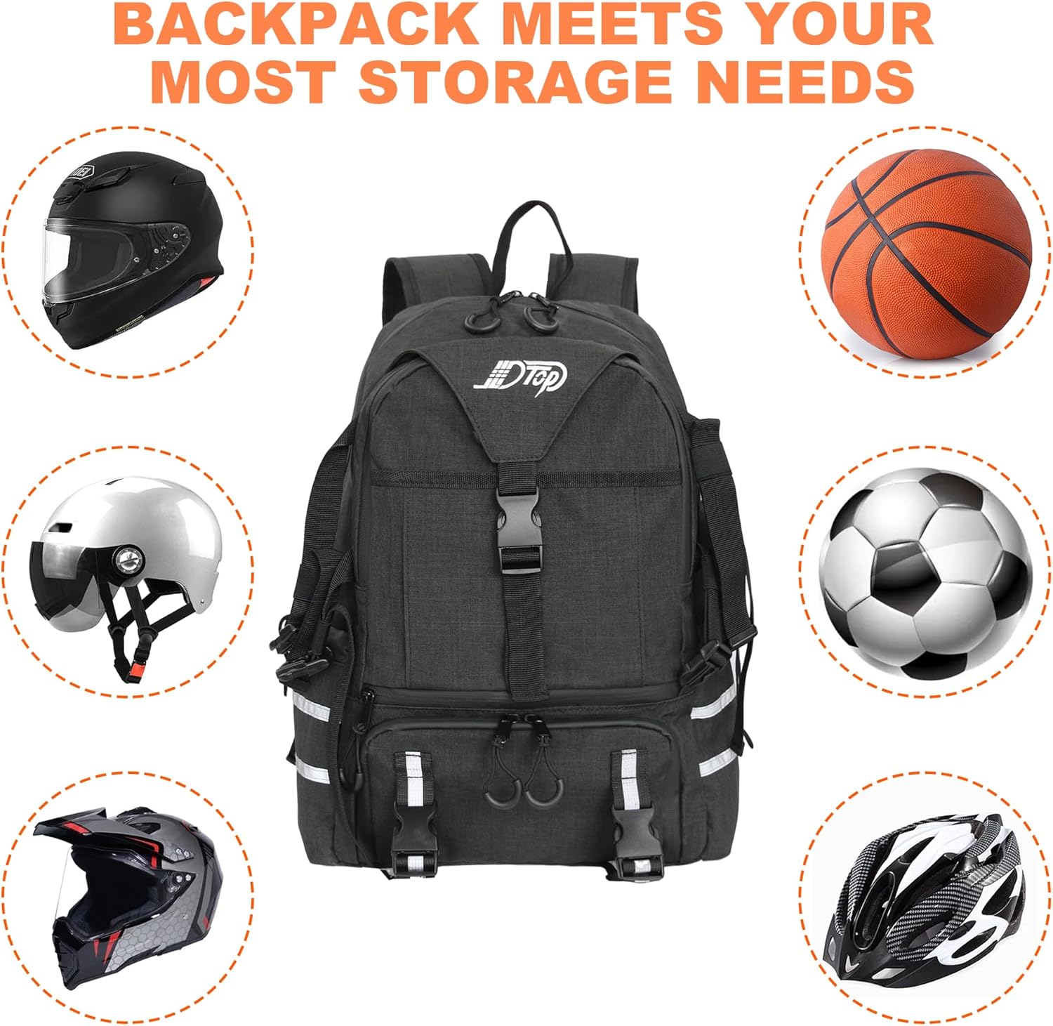 Large Capacity Motorcycle Backpack - Mydays
