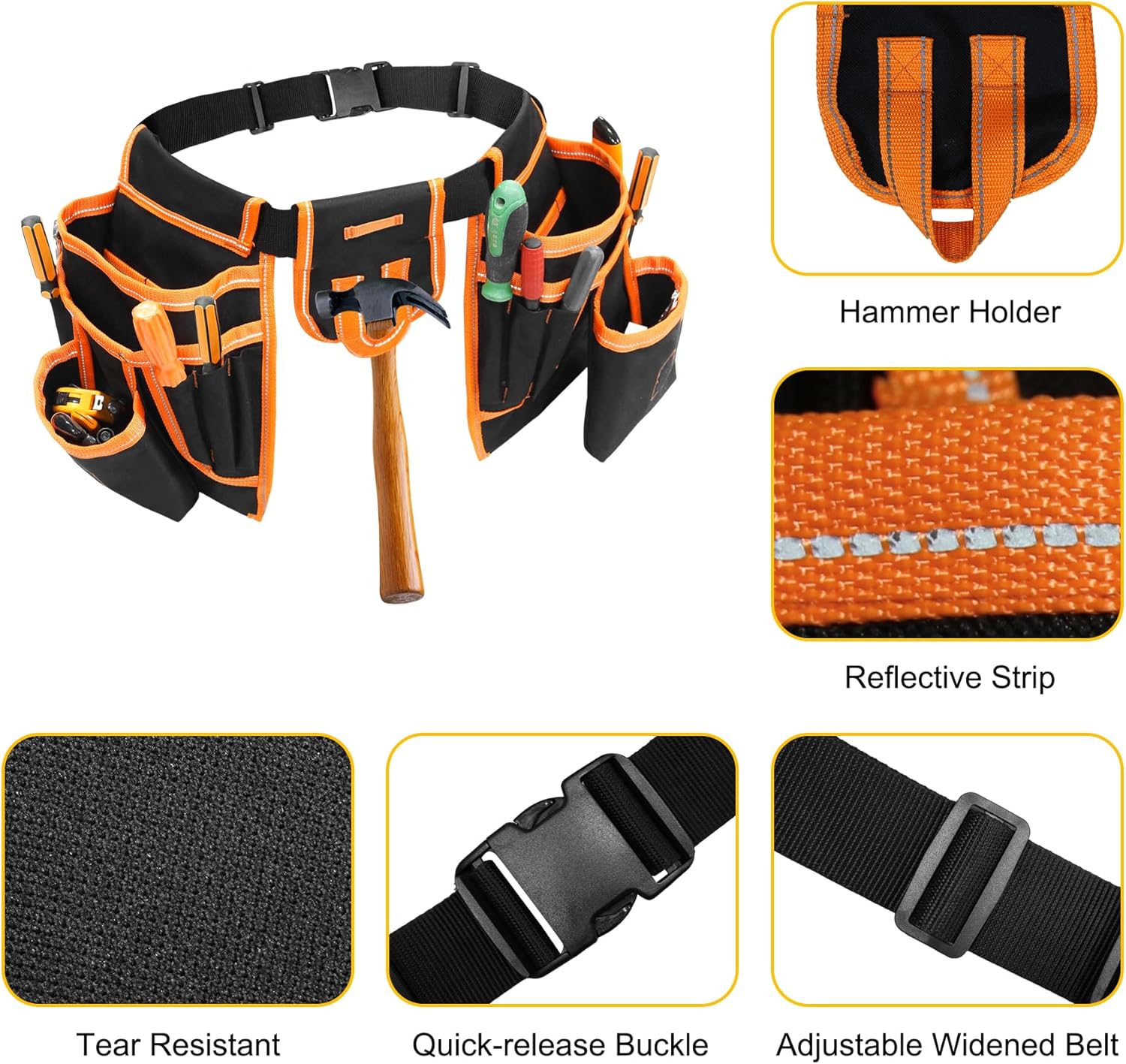 Magnetic Tool Pouch Belt - Mydays