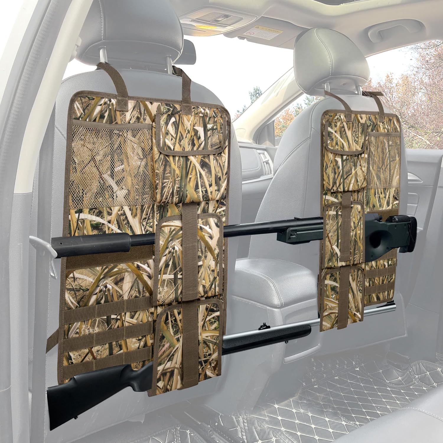 Police Car Cabin Rifle Rack Mydays Molle Tactical Car Gun Rack | Seat Back Rifle Holder