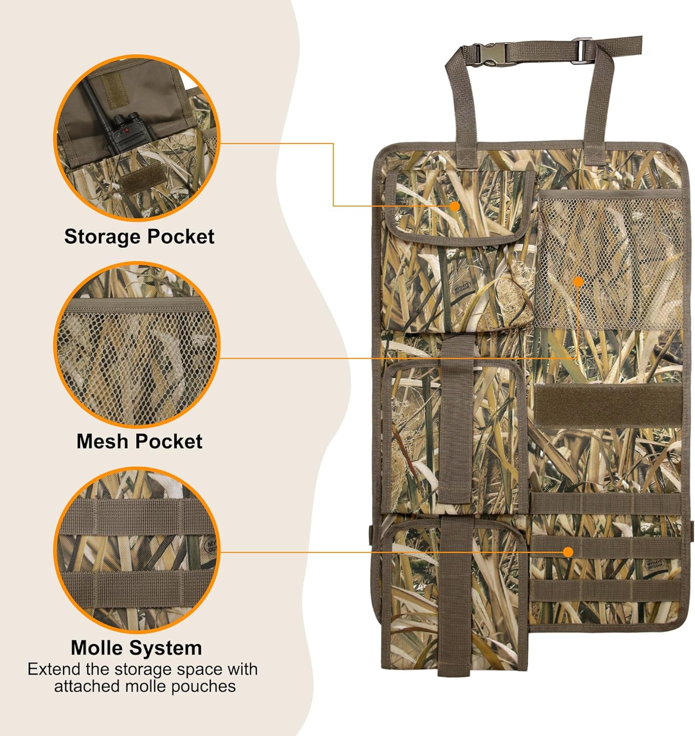 Molle Tactical Car Gun Rack - Mydays