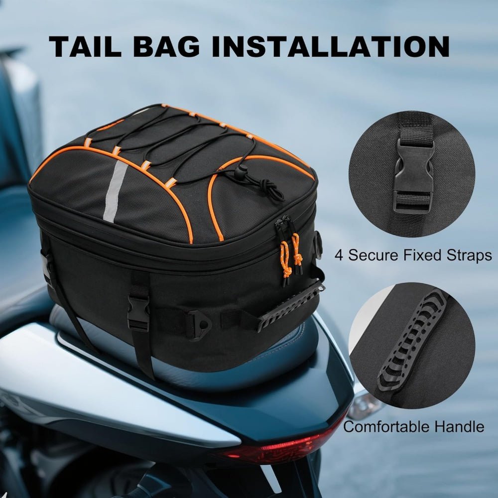 Motorcycle Rear Seat Bag - Mydays