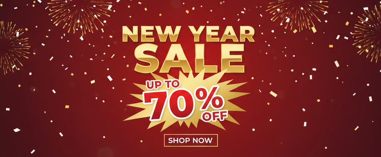new year sale up to 70% off