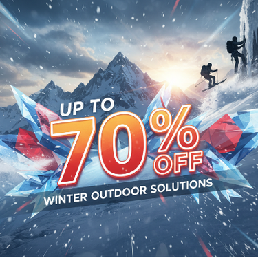 需要增加 大促的氛围感 体现折扣和outdoor