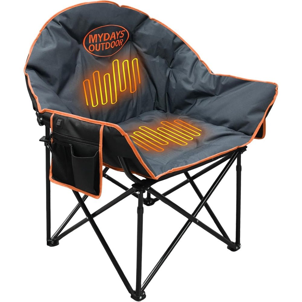 Oversized Heated Camping Chair - Mydays