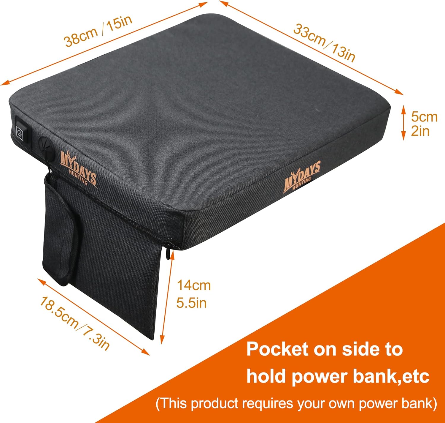 Portable Heating Seat Cushion Pad - Mydays