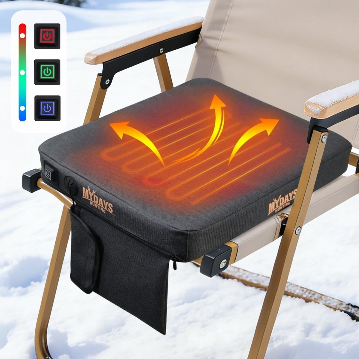 Portable Heating Seat Cushion Pad - Mydays