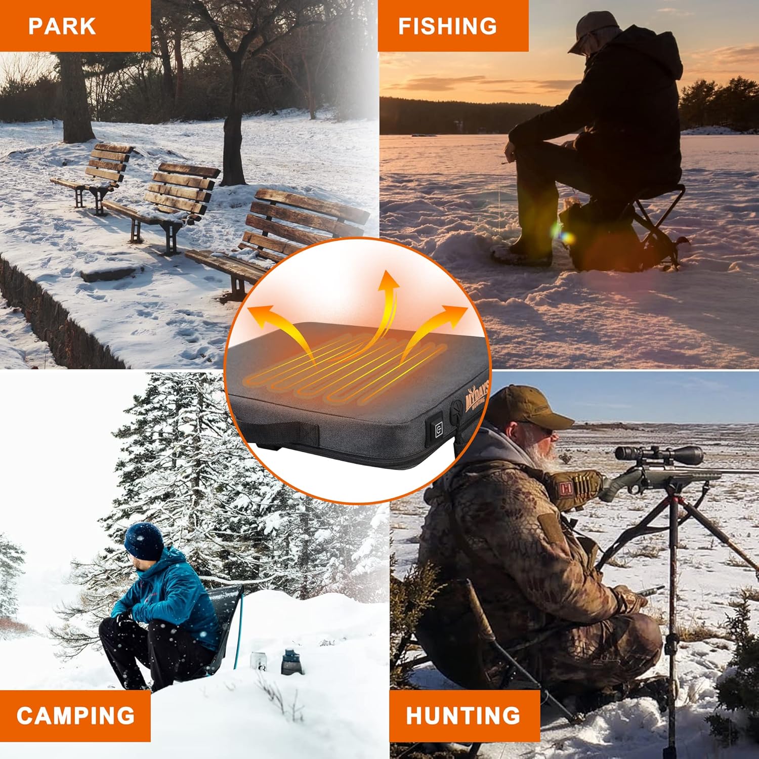 Portable Heating Seat Cushion Pad - Mydays