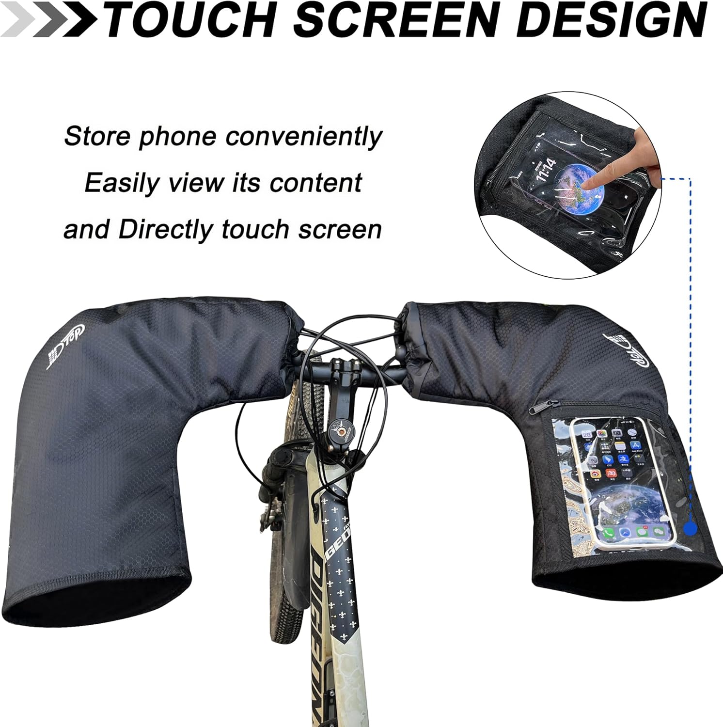 Rainproof Bike Handlebar Mittens - Mydays