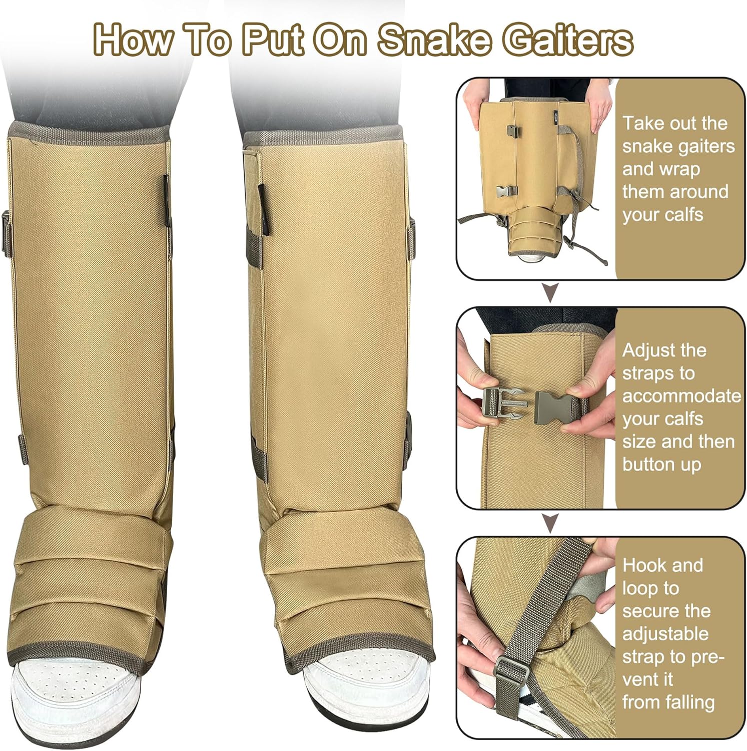Snake Gaiters for Hunitng - Mydays