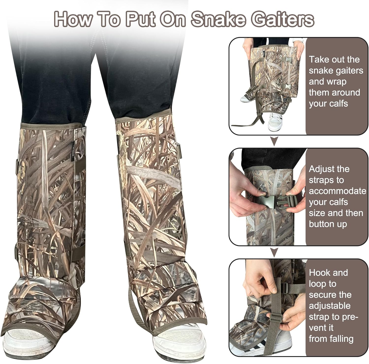Snake Gaiters for Hunitng - Mydays