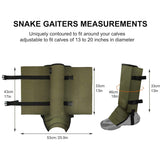 Snake Gaiters Leg Bite Protection - Mydays