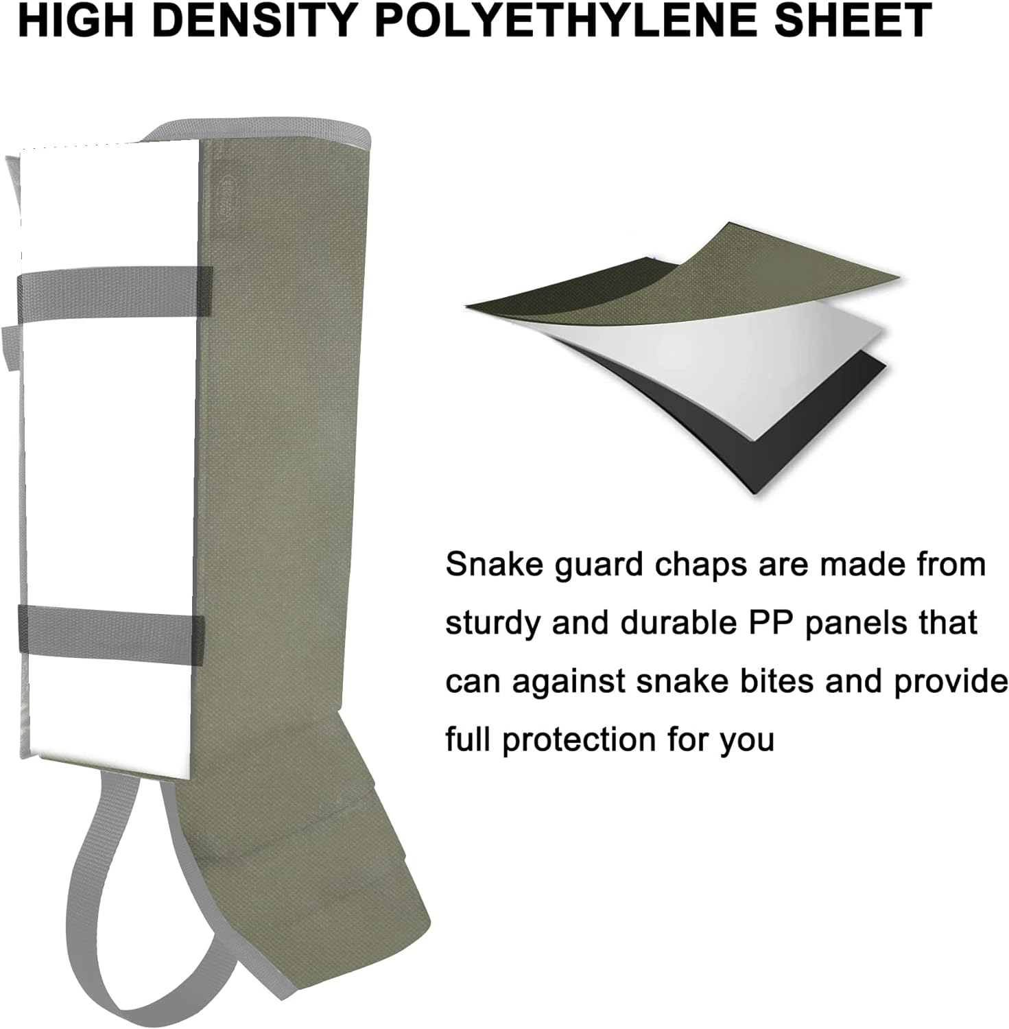 Snake Gaiters Leg Bite Protection - Mydays