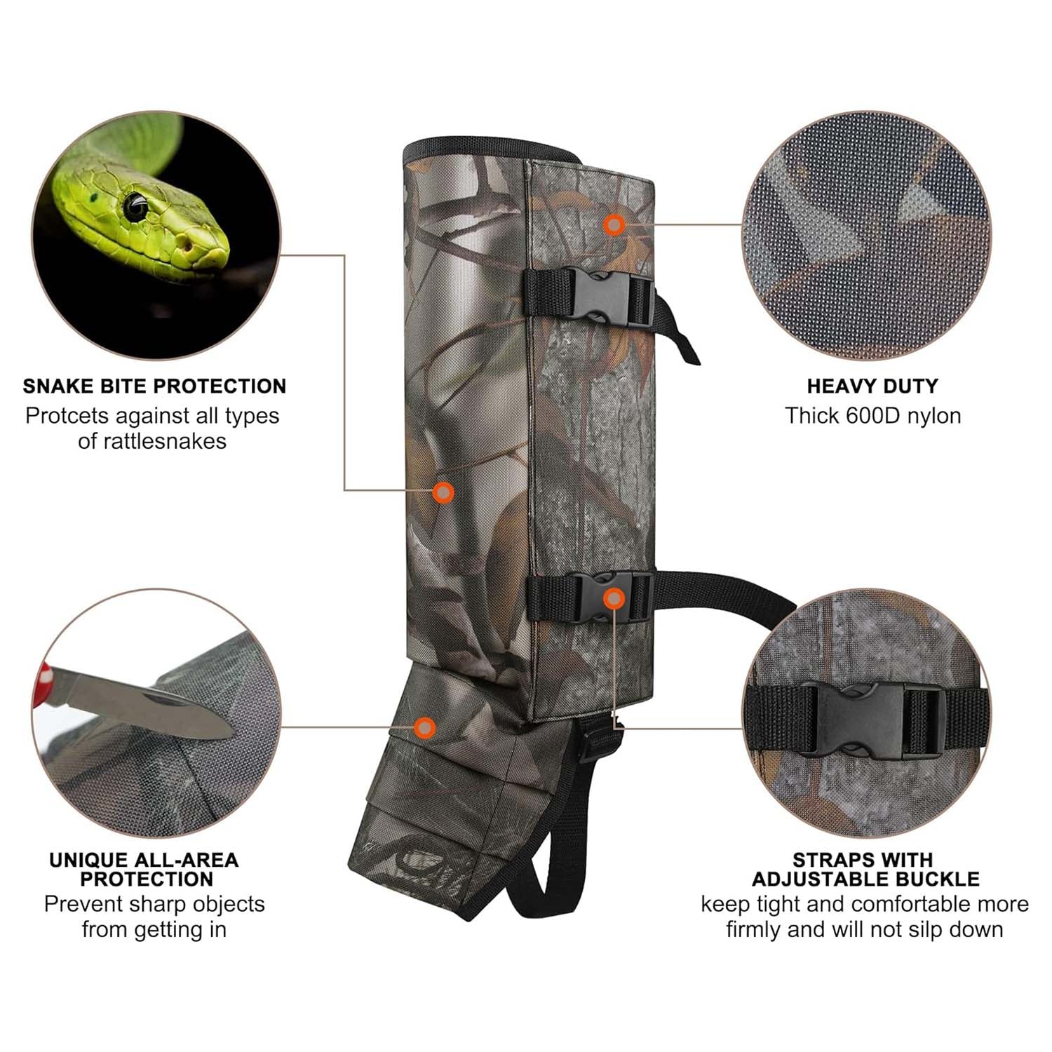 Snake Gaiters Leg Guards - Mydays