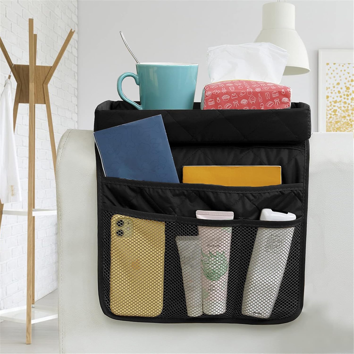 Sofa Armrest Organizer with Holder Tray - Mydays