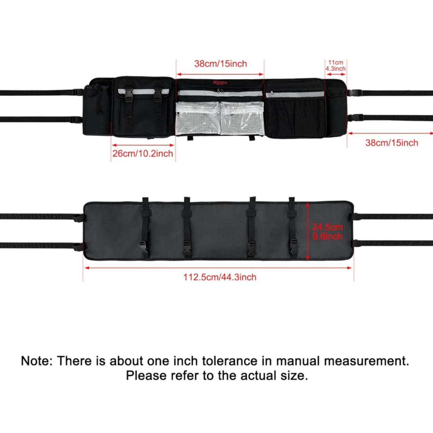 UTV Roll Cage Organizer Case Storage Gear Bags - Mydays