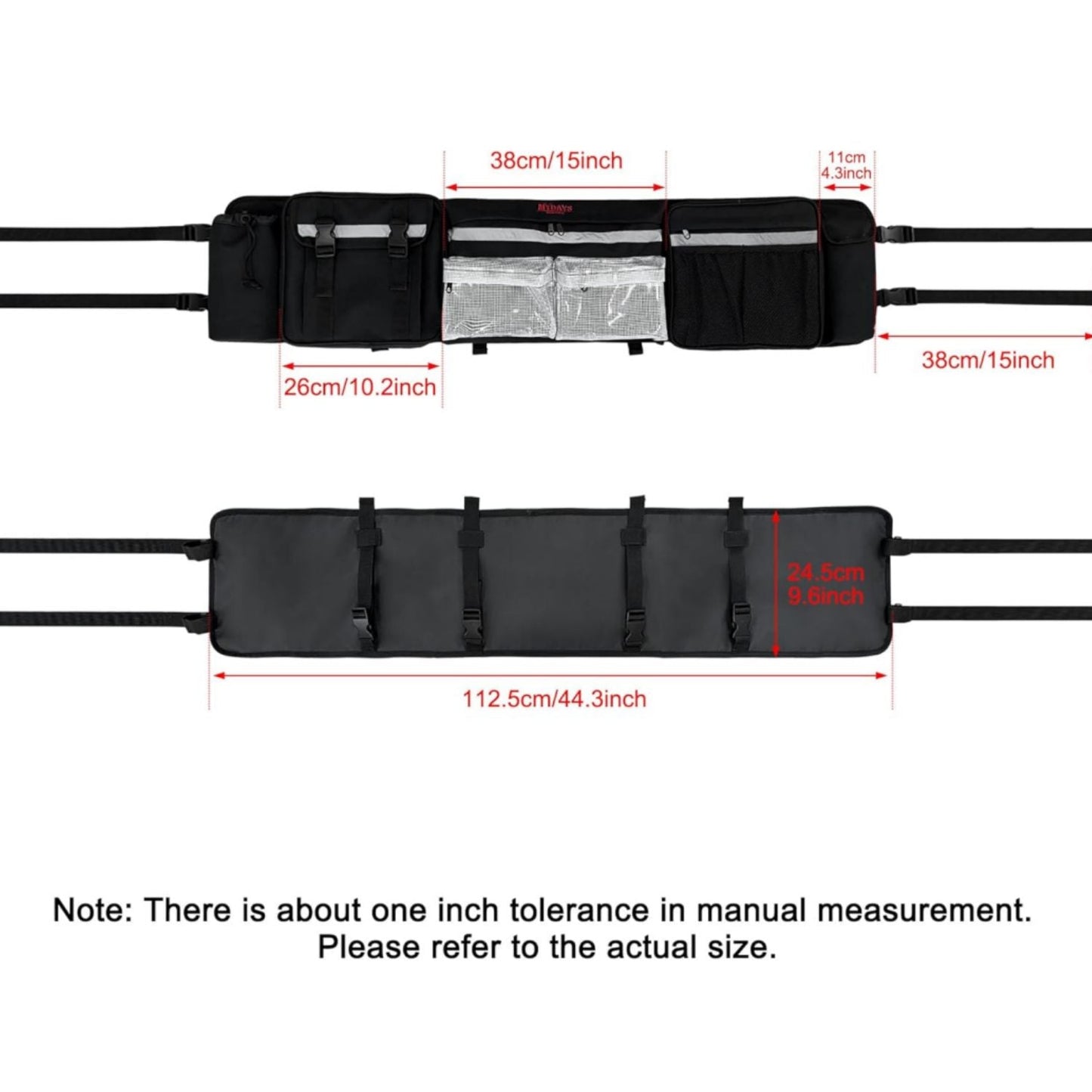 UTV Roll Cage Organizer Case Storage Gear Bags - Mydays
