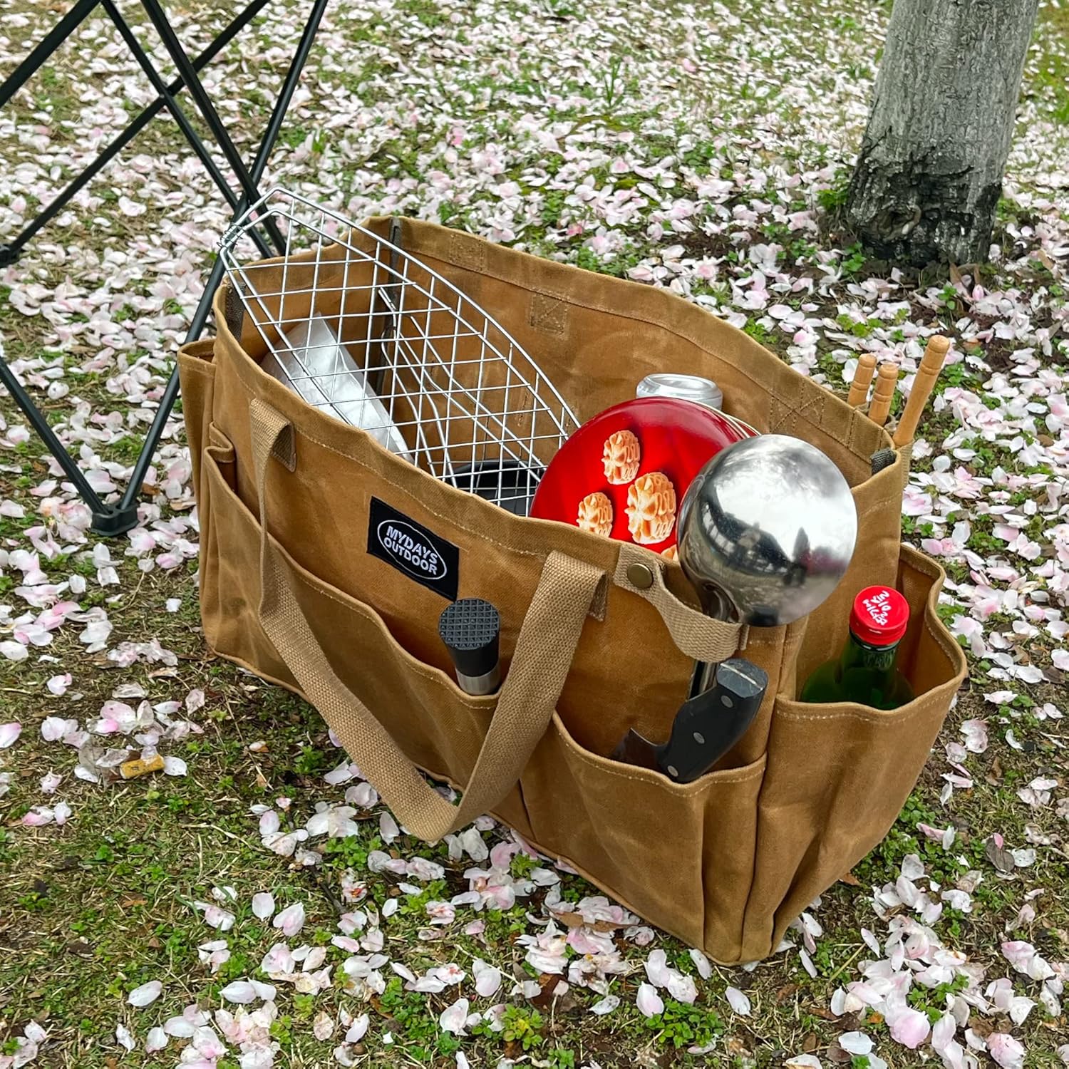Waxed Canvas Camping Tool Storage Bag - Mydays